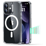 ESR iPhone 17 Classic Hybrid Skal med Kamerakontrollknapp - MagSafe Kompatibel - Gennomskinlig