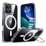 ESR iPhone 17 Classic Hybrid Stash Case med Kickstand - MagSafe Kompatibel - Genomskinlig