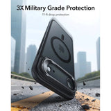 ESR iPhone Air Classic Hybrid Stash Case med Kickstand - MagSafe Kompatibel - Matt Svart