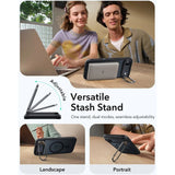 ESR iPhone Air Classic Hybrid Stash Case med Kickstand - MagSafe Kompatibel - Matt Svart