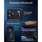 ESR iPhone 17 Pro Classic Hybrid Skal med Kamerakontrollknapp - MagSafe Kompatibel - Matt Svart