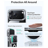 ESR iPhone 17 Pro Max Classic Hybrid Stash Case med Kickstand - MagSafe Kompatibel - Genomskinlig