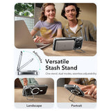 ESR iPhone 17 Pro Max Classic Hybrid Stash Case med Kickstand - MagSafe Kompatibel - Genomskinlig