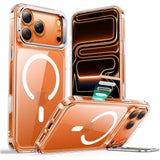 ESR iPhone 17 Pro Max Classic Hybrid Stash Case med Kickstand - MagSafe Kompatibel - Genomskinlig