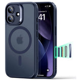 ESR iPhone 17 Classic Hybrid Skal med Kamerakontrollknapp - MagSafe Kompatibel - Matt Blå