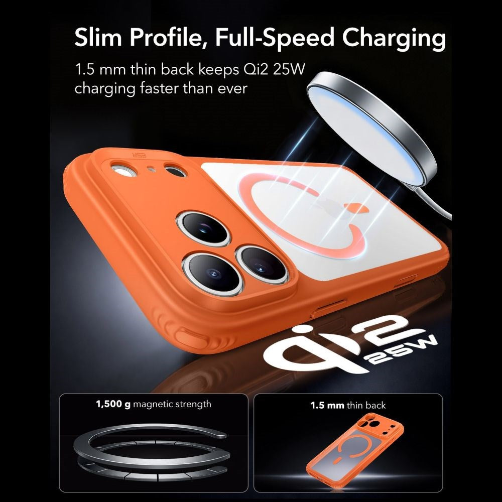 iPhone 18 Pro Max / 17 Pro Max ESR Classic Hybrid Skal - MagSafe Kompatibel - Orange