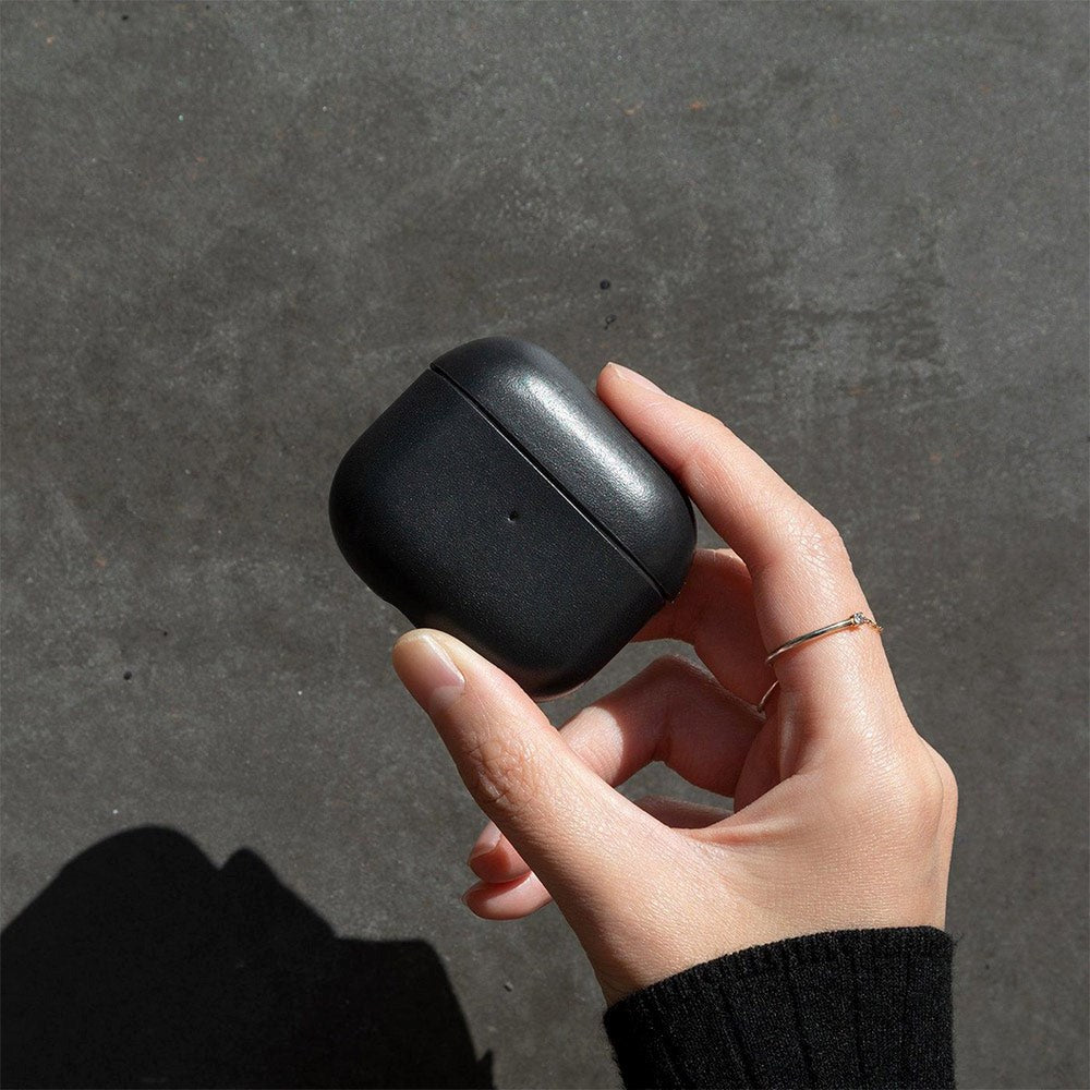 Native Union Airpods (3. gen) Leather Case Black - Äkta Läder - Svart