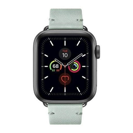 Apple Watch (42/44/SE/45/46/49mm) Native Union Classic Rem - Äkta Läder - Grön