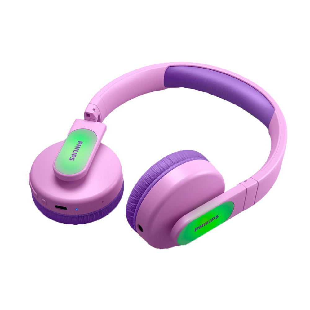 Philips Series 4000 Bluetooth Høretelefoner On-Ear för Barn med Ljudbegränsare - Rosa / Lila