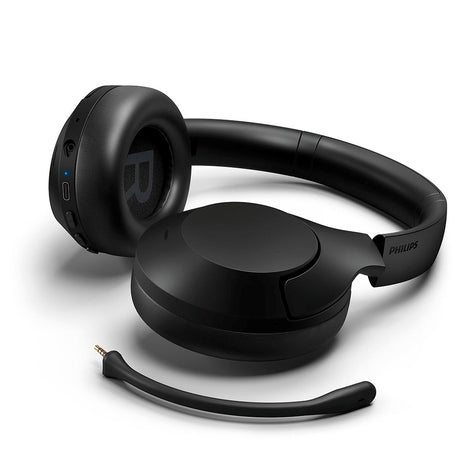 Philips Series 8000 Bluetooth-hörlurar Over-Ear med ANC, USB-A/C-Mottagare och Sladd - Svart