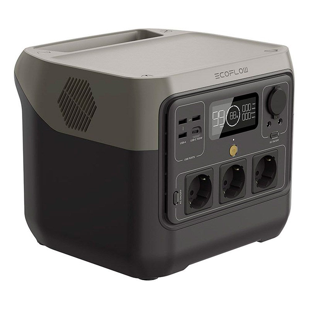 Ecoflow River 2 Pro 800W Strömstation 768 Wh - Grå