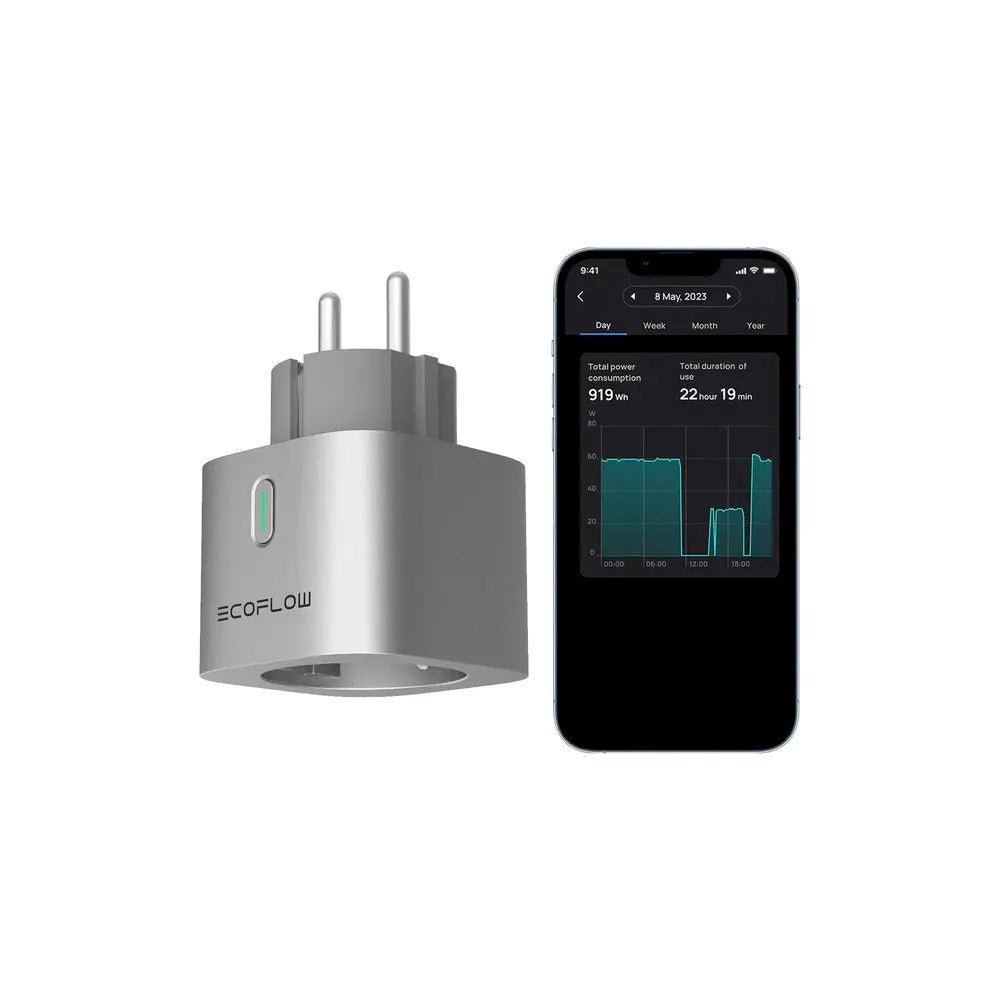 EcoFlow Smart Plug Väggladdare - Grå