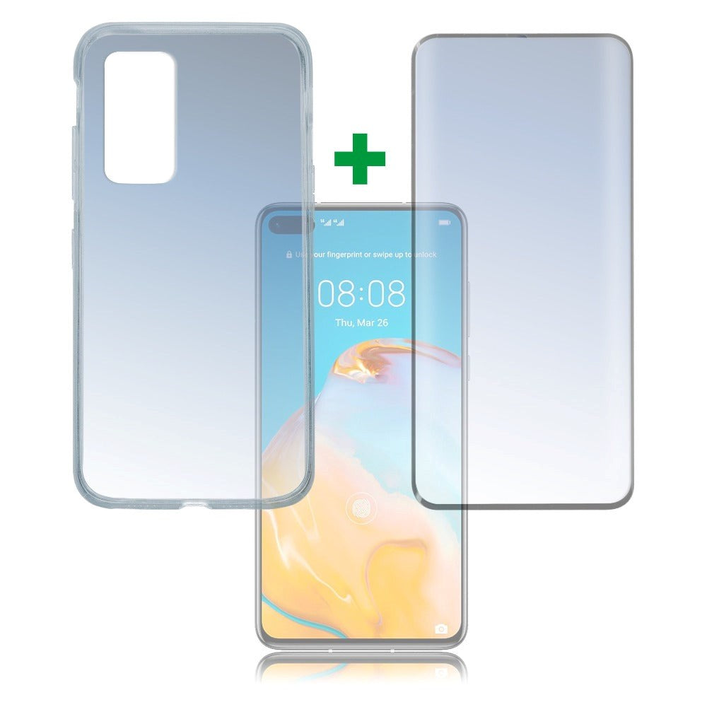 Huawei P40 4smarts 360° Protection Set (Skal + Skärmskydd)