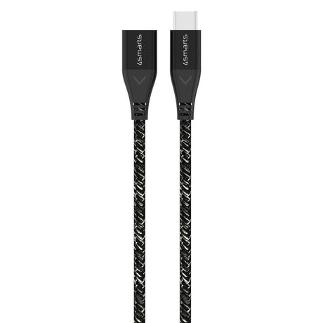 4smarts 60W USB-C Förlängningskabel - 1.5m - Monokrom