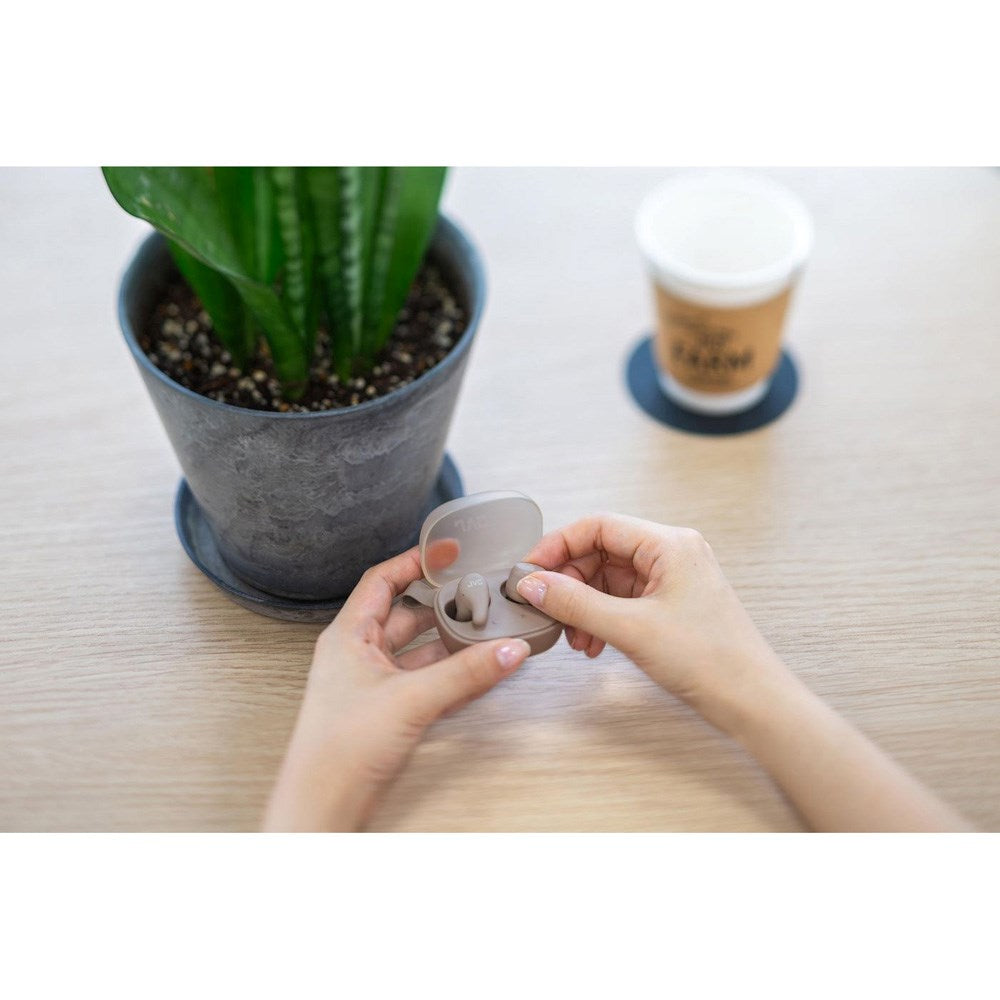 JVC Gumy HA-A23T True Wireless In-Ear Hörlurar - Active Noise Cancelling - Beige