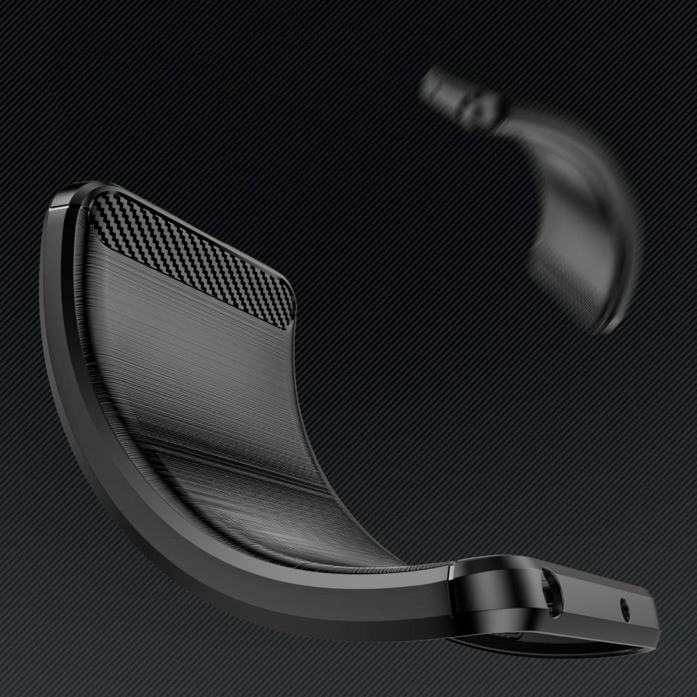 Xiaomi Poco C65 / Redmi 13C Tech-Protect Flexibelt Carbon Plastskal - Svart