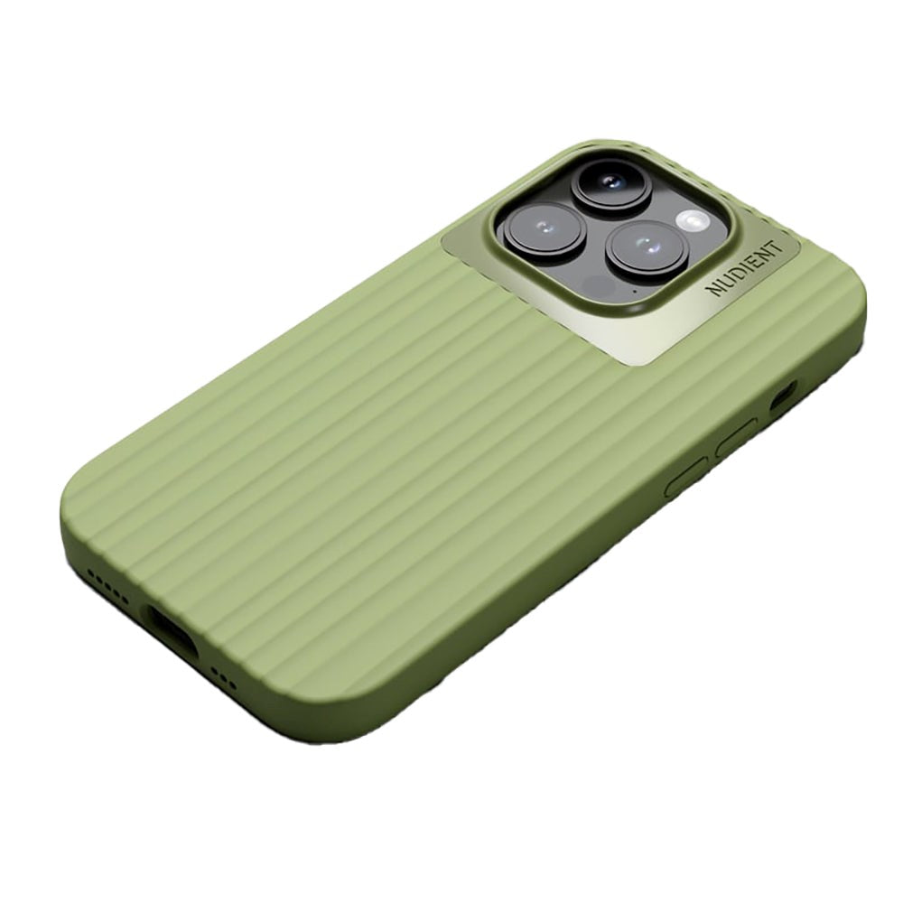 iPhone 14 Pro Nudient Bold Skal - Leafy Green