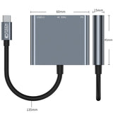 Tech-Protect 3i1 USB-C Multiport V1-hubb - USB-A / USB-C / HDMI - Grå