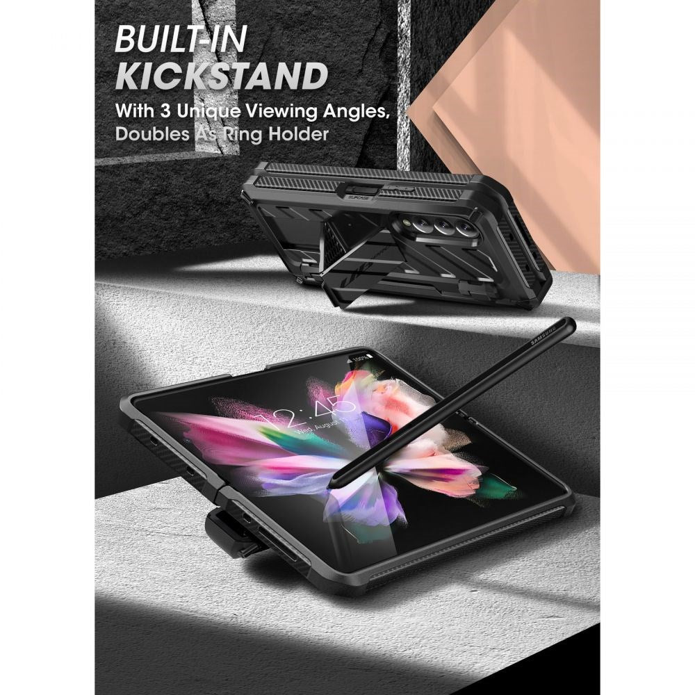 Samsung Galaxy Z Fold3 (5G) SUPCASE Unicorn Beetle Pro Skal med Skärmskydd - Svart