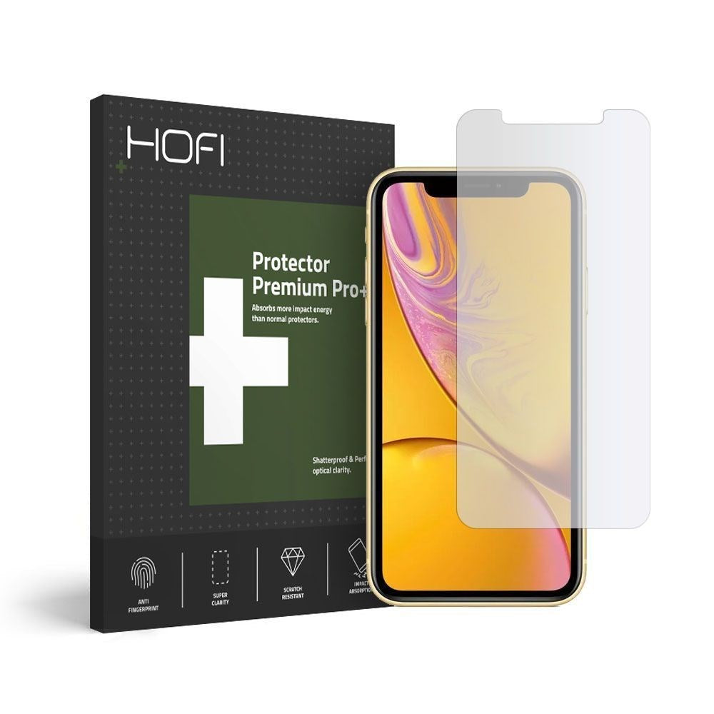 iPhone 11 / XR HOFI Premium Skärmskydd Härdat Glas - Skalvänligt - Transparent