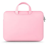 Tech-Protect Neoprene MacBook / Laptop Sleeve 13-14" med Handtag och Extra Fack (34 x 25 cm) - Rosa