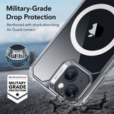 iPhone 15 ESR Air Armor Halolock Skal - MagSafe-kompatibelt - Genomskinlig