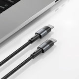 Tech-Protect Ultraboost USB-C till USB-C Kabel 100W/5A 2m - Svart