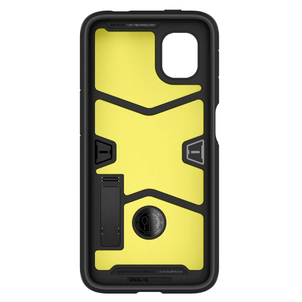 Samsung Galaxy Xcover 6 Pro Spigen Tough Armor Case m. Stativfunktion - Svart