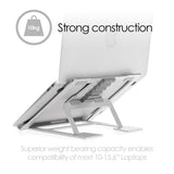 Desire2 Aluminium Laptop Stand 10-15.6 " - Silver