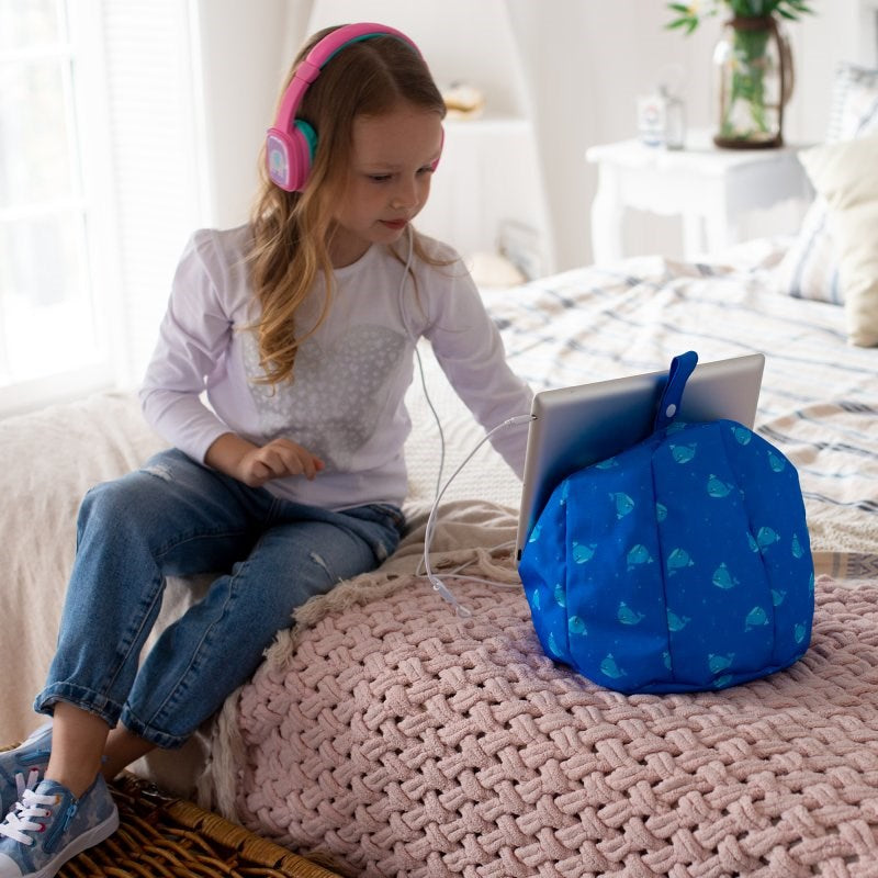 Planet Buddies Mobil / Surfplatta Bean Bag Stol - Blå / Whale