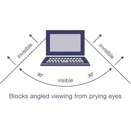 Targus 13.3" Privacy Laptop Skärmskydd - Svart