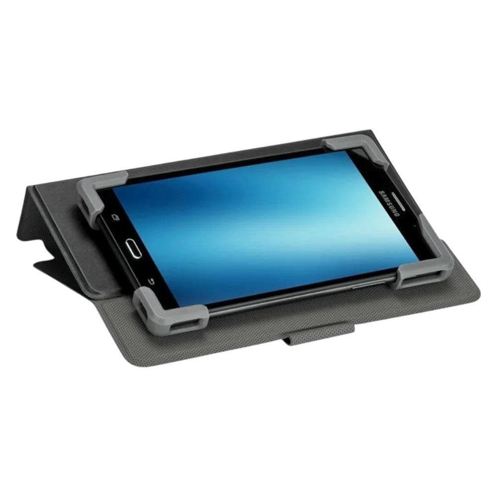Universell Konstläder Fodral 7-8.5" Targus SafeFit m. Stativfunktion - Svart