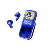 SONIC the Hedgehog OTL True Wireless In-Ear Headset med Uppskjutbart Laddningsfodral - Blå