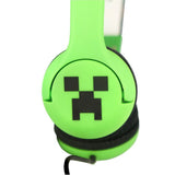 Minecraft OTL On-Ear Headset för Barn med Jack Kontakt - Max. 85dB - Grön