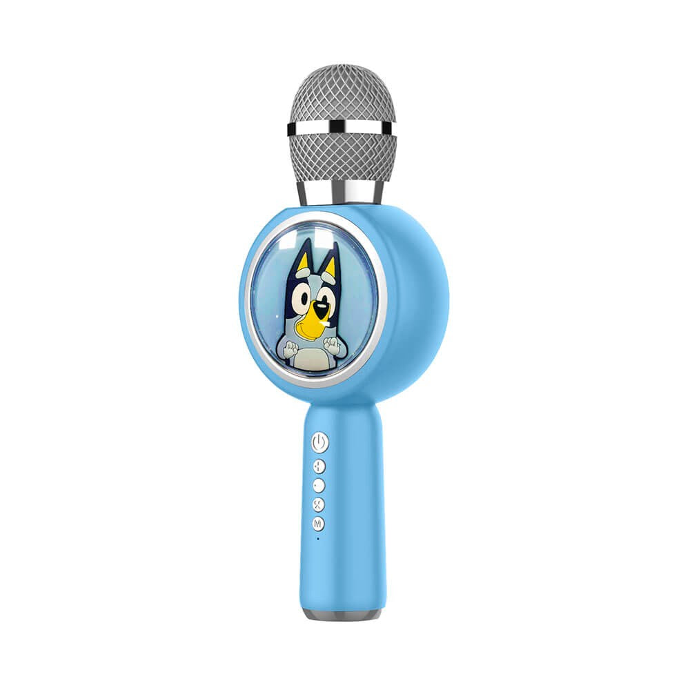 OTL Karaoke Mikrofon m. LED Ljus - Bluey