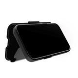 iPhone 16 Plus Tech21 Evo Lite Wallet Plånboksfodral Imitationsläder - Svart