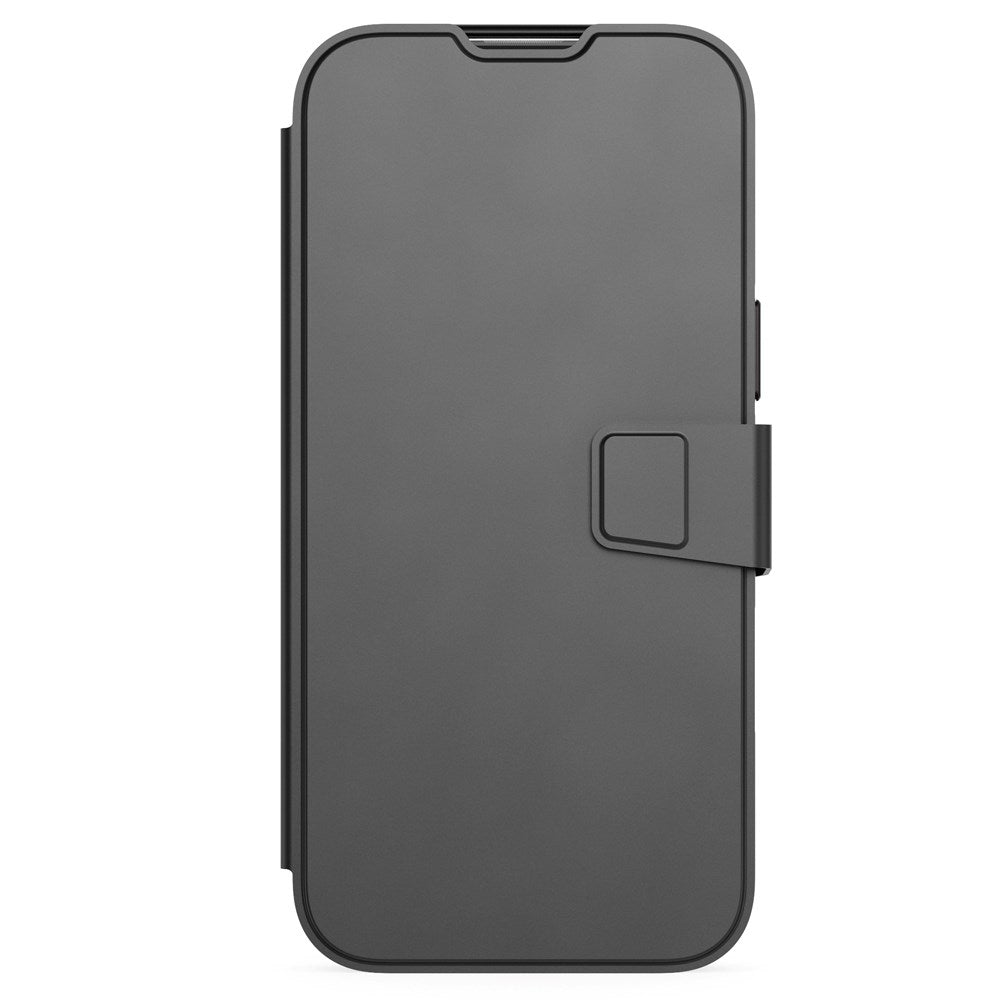 iPhone 16 Pro Max Tech21 Evo Lite Wallet Plånboksfodral Imitationsläder - Svart