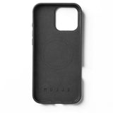 Mujjo iPhone 16 Pro Max Leather Skal - MagSafe Kompatibel - Svart