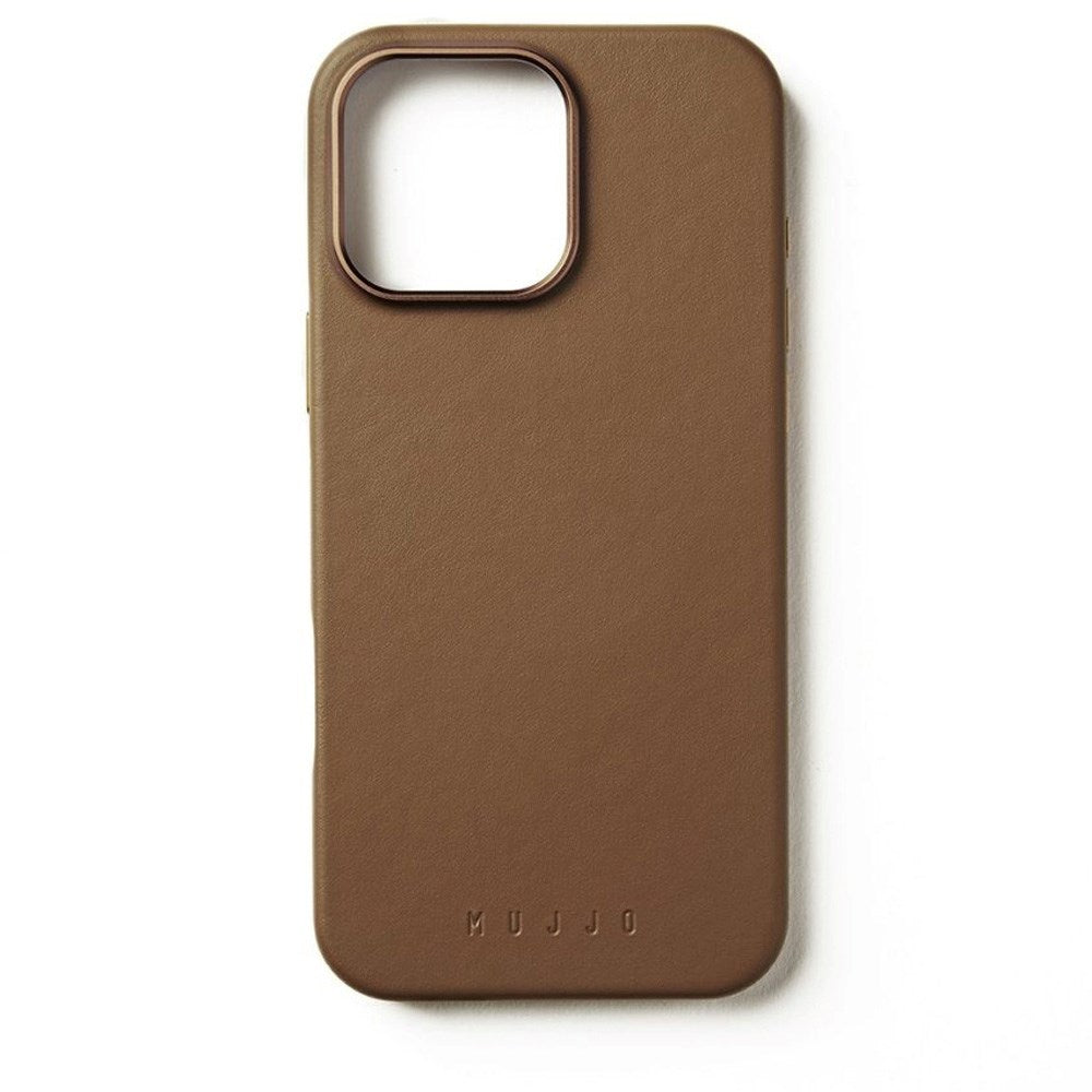 Mujjo iPhone 16 Pro Max Leather Skal - MagSafe Kompatibel - Tan