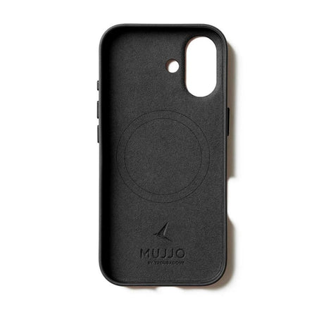 Mujjo iPhone 17 Leather Case - MagSafe Kompatibel - Black