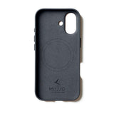 Mujjo iPhone 17 Leather Case - MagSafe Kompatibel - Basalt