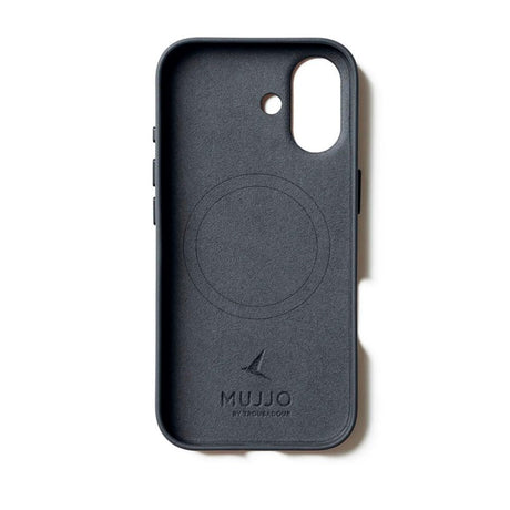 Mujjo iPhone 17 Leather Case - MagSafe Kompatibel - Basalt