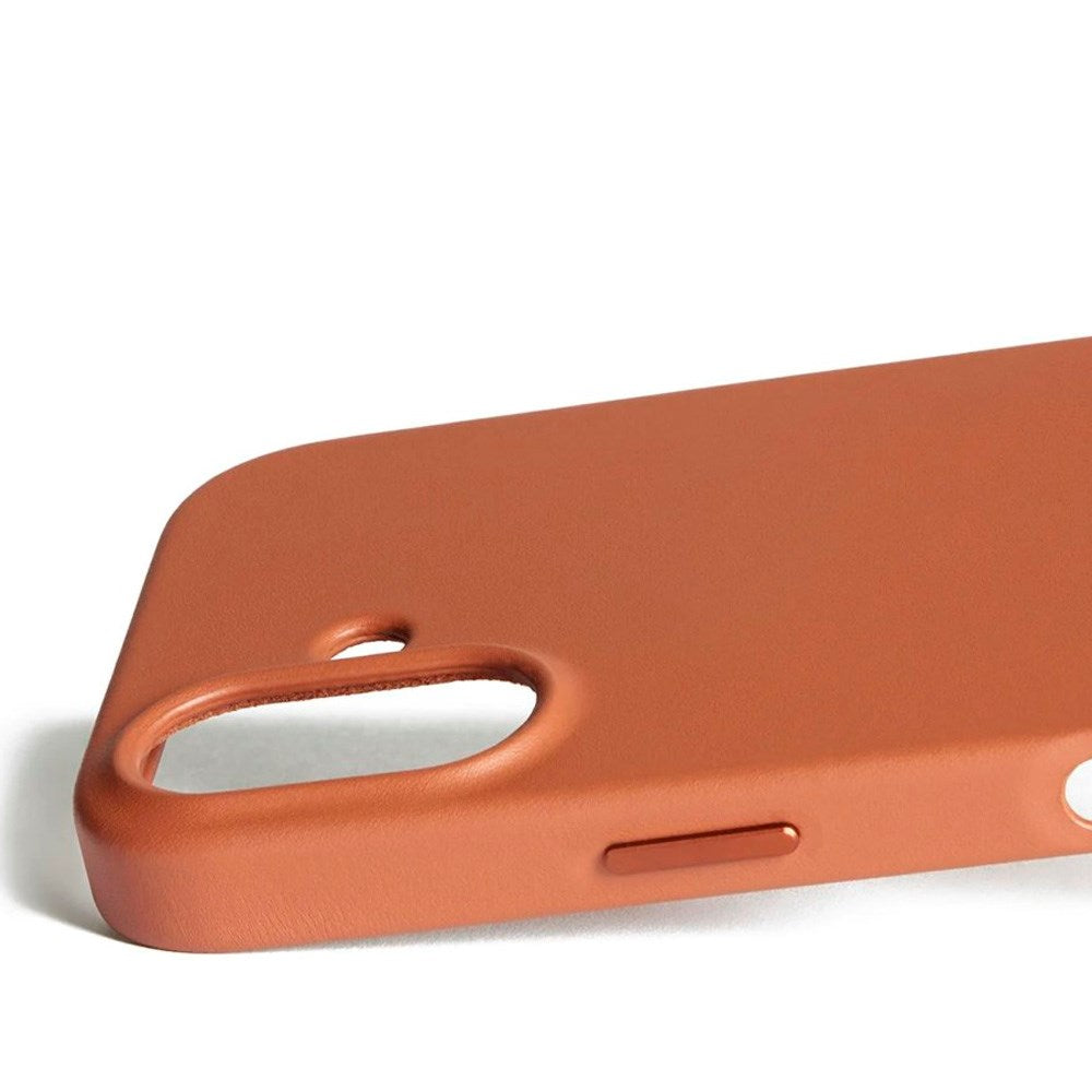 Mujjo iPhone 17 Leather Case - MagSafe Kompatibel - Tan