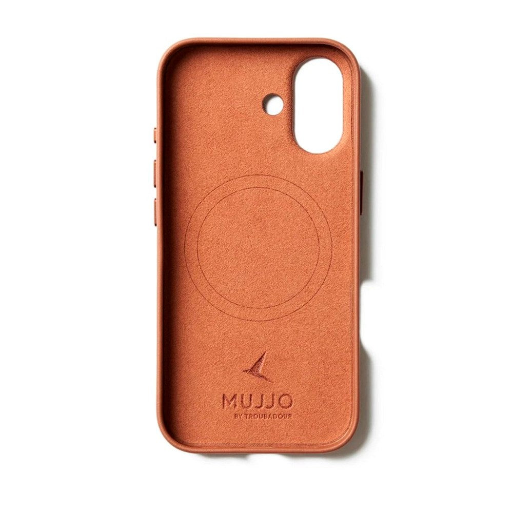 Mujjo iPhone 17 Leather Case - MagSafe Kompatibel - Tan
