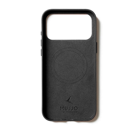 Mujjo iPhone 17 Pro Max Leather Case - MagSafe Kompatibel - Black