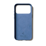 Mujjo iPhone 17 Pro Max Leather Case - MagSafe Kompatibel - Monaco Blue