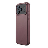 Mujjo iPhone 17 Pro Max Leather Case - MagSafe Kompatibel - Bronze Red