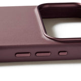 Mujjo iPhone 17 Pro Max Leather Case - MagSafe Kompatibel - Bronze Red