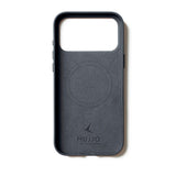 Mujjo iPhone 17 Pro Max Leather Case - MagSafe Kompatibel - Basalt