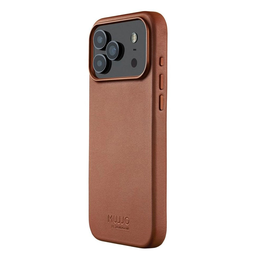 Mujjo iPhone 17 Pro Max Leather Case - MagSafe Kompatibel - Tan
